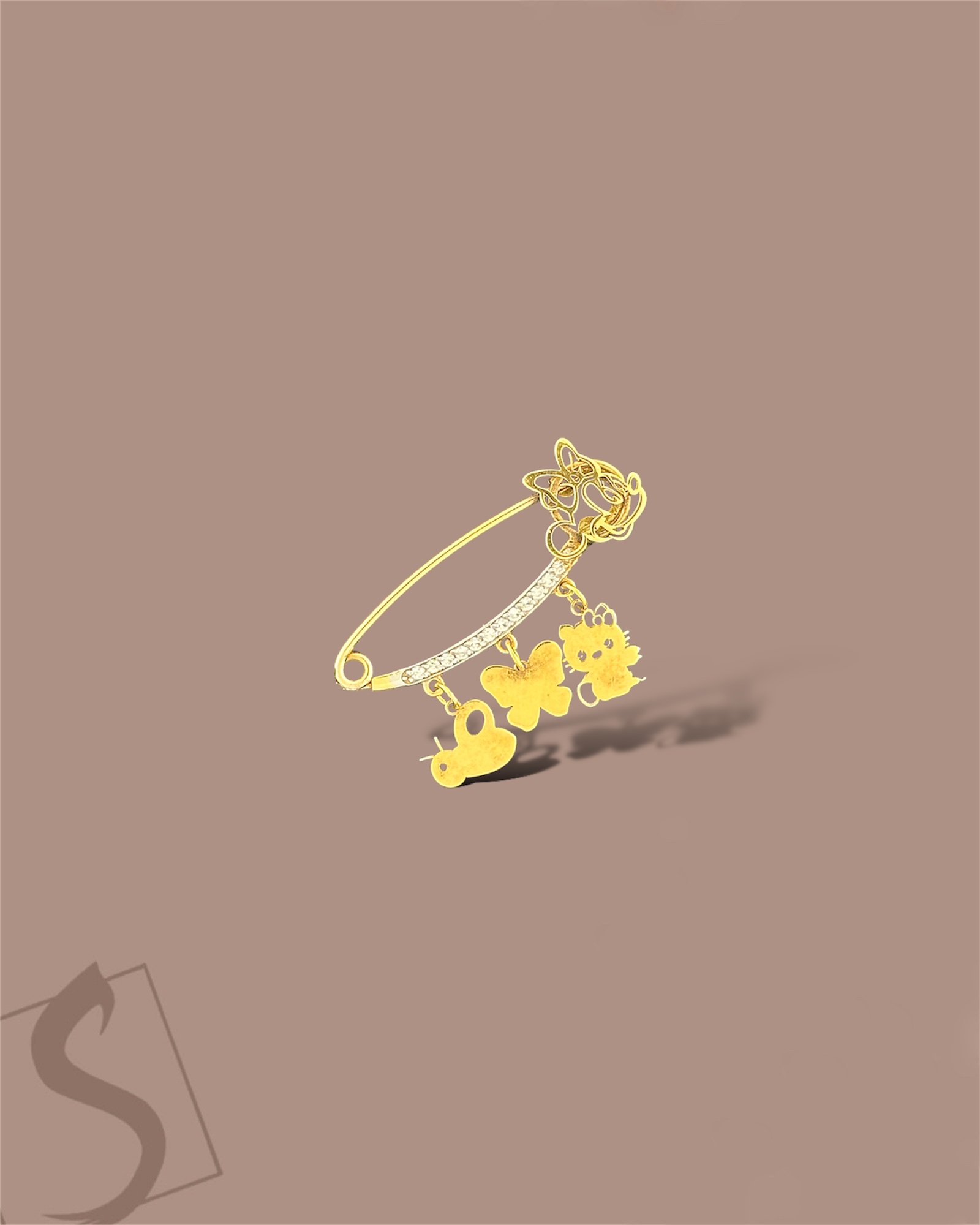 Gold KIDS BROOCH | 319399